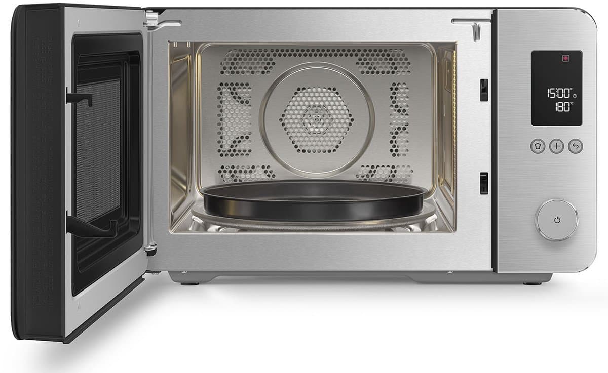 SMEG MOC02BLMEU - Combi-magnetron met grill - Airfry - 25 programma's - Soft-close - 2100W - Inverter technologie - 27L - Mat Zwart thumbnail 7