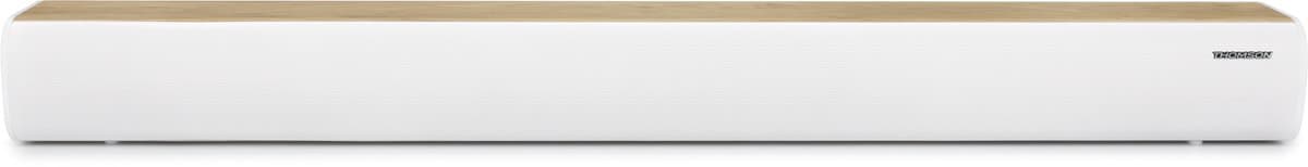 Thomson Cosy SB401BT Soundbar met Houten Afwerking - Bluetooth - Wit
