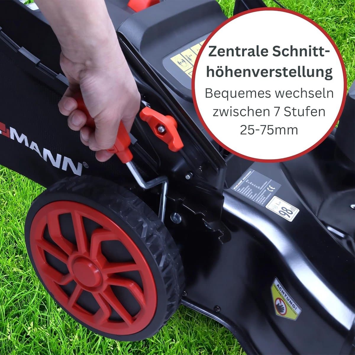 Benzine Grasmaaier met Aandrijving - 5,4 pk, 46 cm Maaibreedte, Mulchen, Easy Clean Aansluiting thumbnail 4