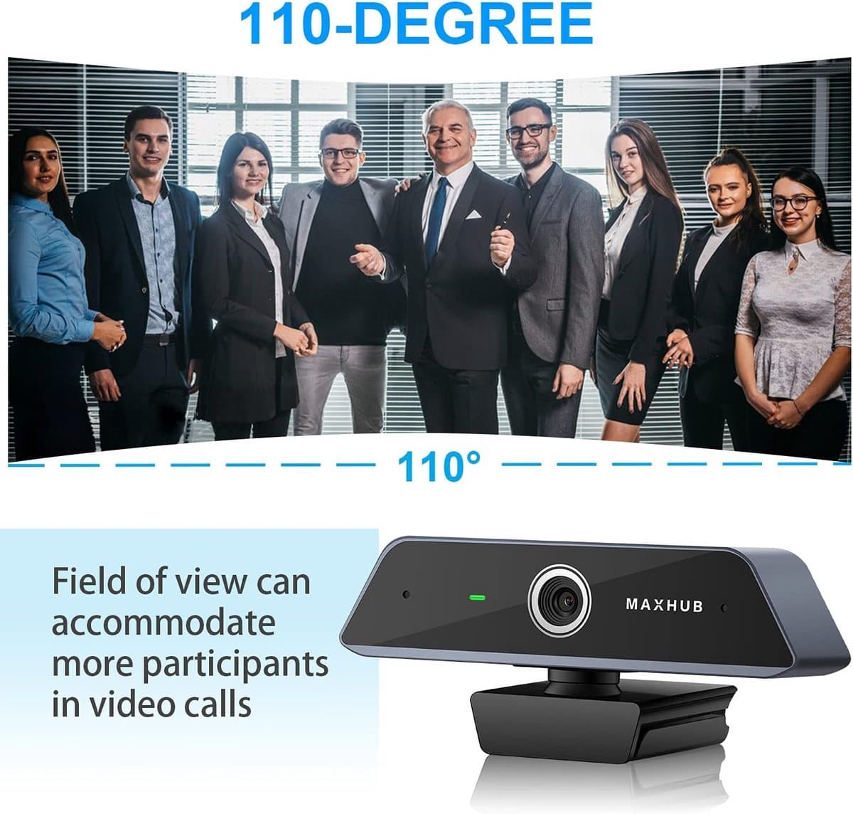 4K Webcam voor PC en Laptop - Hoge Resolutie USB Camera thumbnail 6