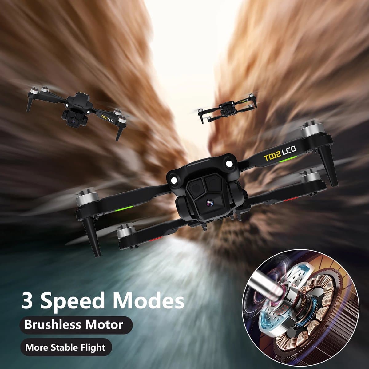 LeeuwenChoice® P1 Pro Camera Drone - Met LCD-scherm - RC Optische Stroompositionering - Quadcopter - Voor Beginners - Met Afstandbediening thumbnail 6
