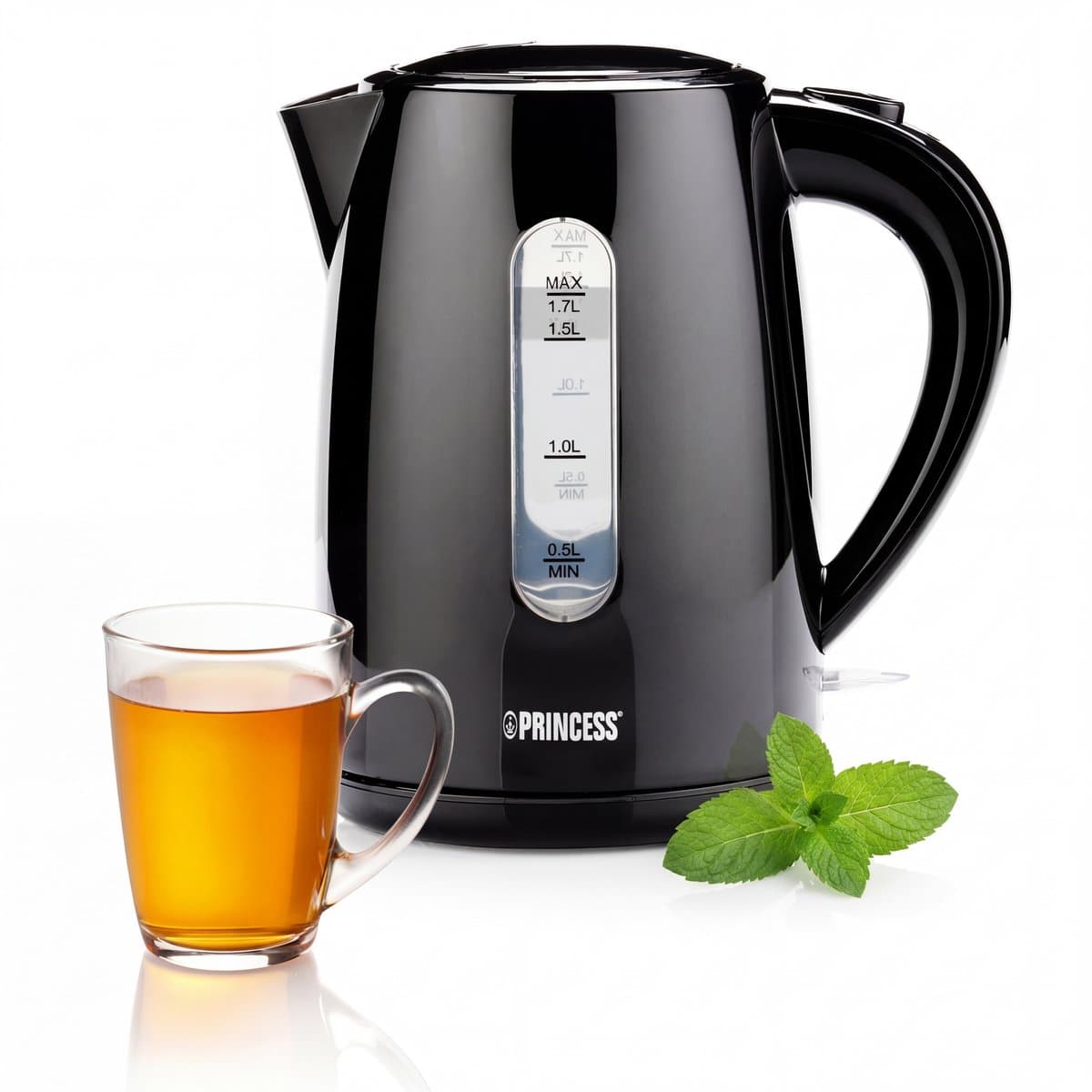 Princess Waterkoker 236017 – 1,7L, 2200W, 360° draaibaar