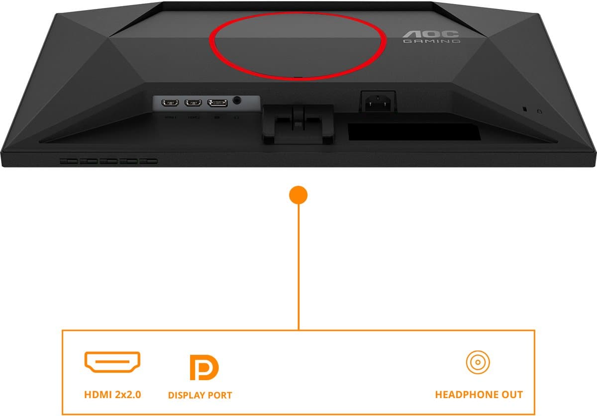AOC G4 24G4ZRE - Full HD IPS Gaming Monitor - Esports - 240hz - 260hz Overclock - 24 inch thumbnail 5