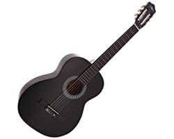 Gear4music Klassieke Gitaar Zwart - afbeelding 1