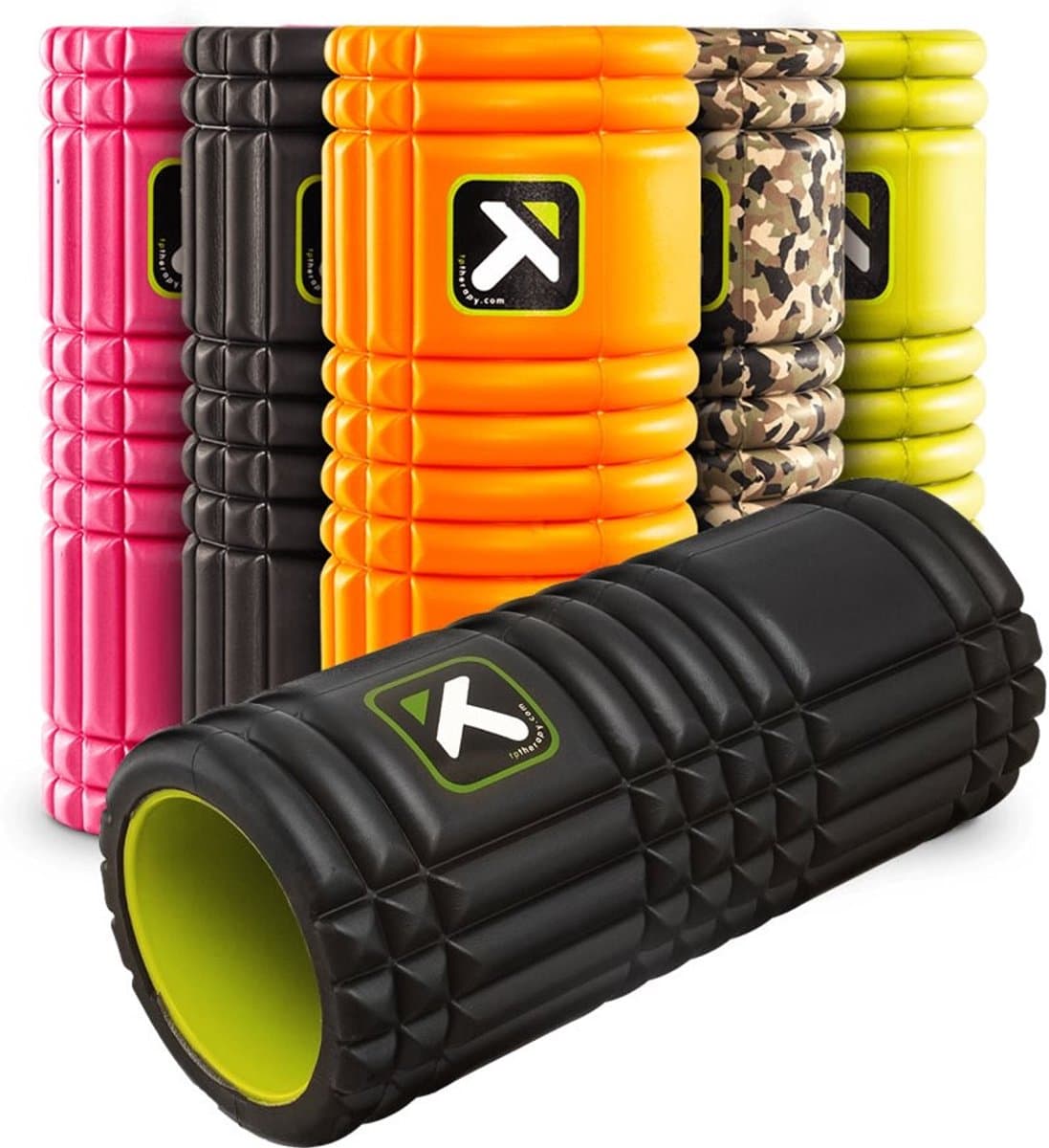 TriggerPoint - The Grid 1.0 Foam Roller - 33cm - Lime Groen - Schuim - Massage Roller - Yoga - Pilates - Fitness thumbnail 6