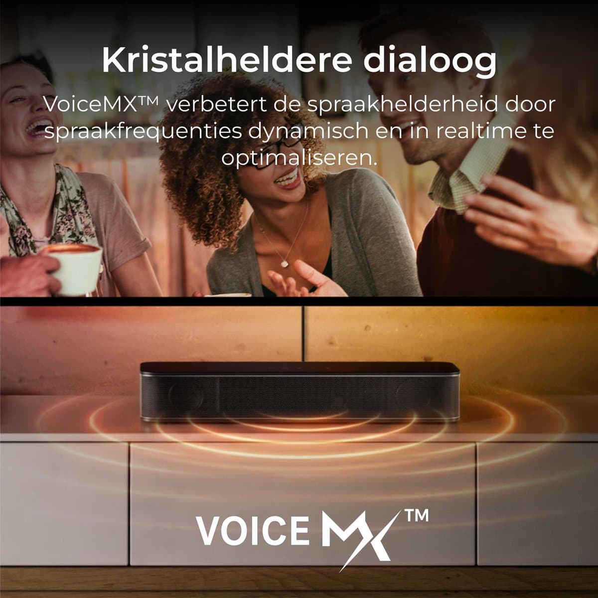 ULTIMEA 2.1-kanaals compacte soundbar voor tv, 3-inch ingebouwde subwoofer, 120 W piekvermogen, alles-in-één pc-soundbar voor gaming, Bluetooth 5.4, Poseidon M20 thumbnail 3
