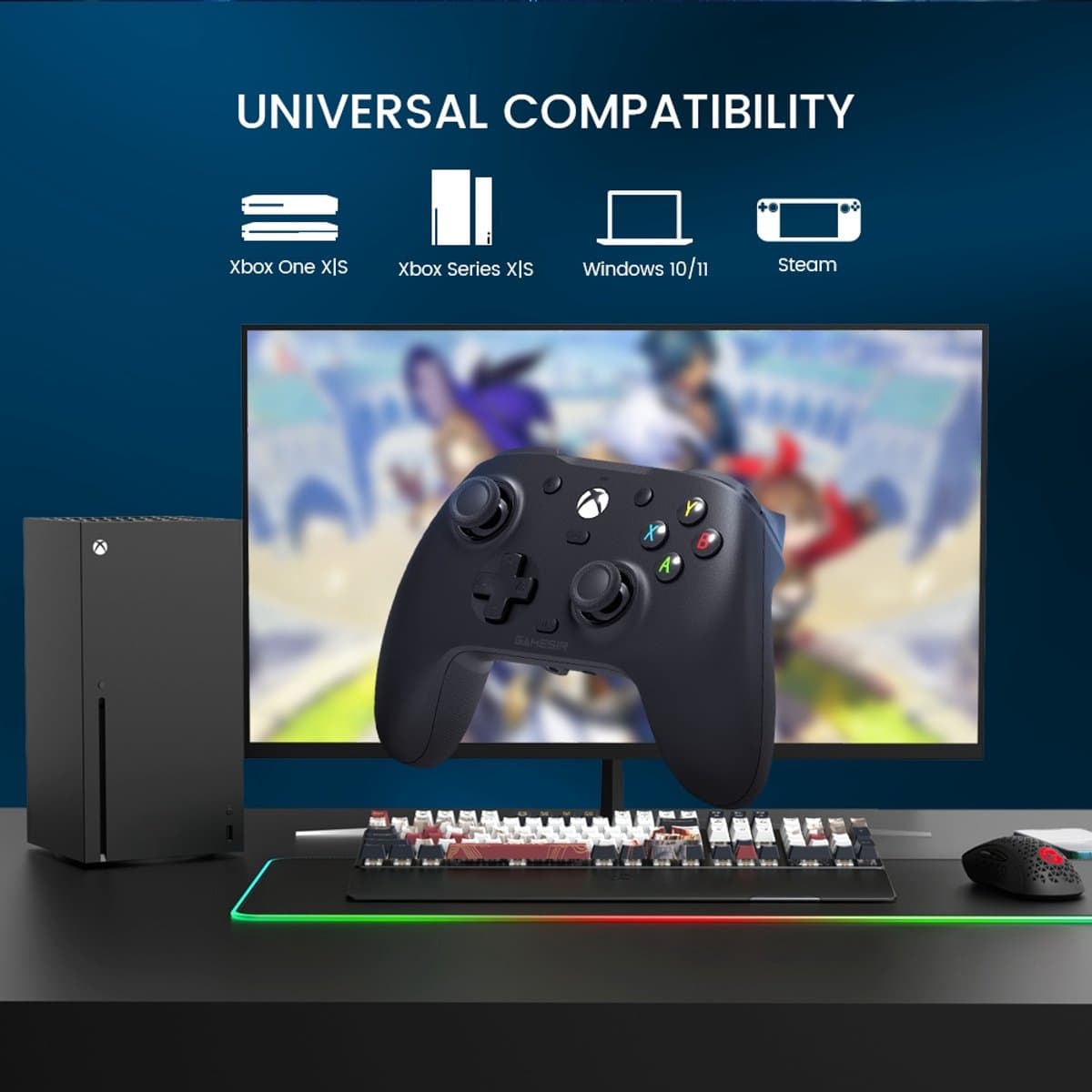 Gamesir G7 - Bedrade controller - Hall Effect Sticks - Xbox Series X/S, Xbox One & Windows - Zwart thumbnail 5