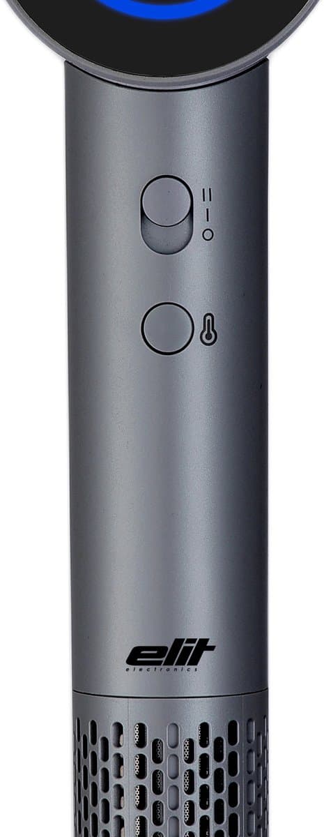 Elit Aurra Lux blauw- Föhn met lonen Technologie- BLDC Motor- 1600W- Digitaal display- Sneldrogend- Professionele haardroger. thumbnail 3