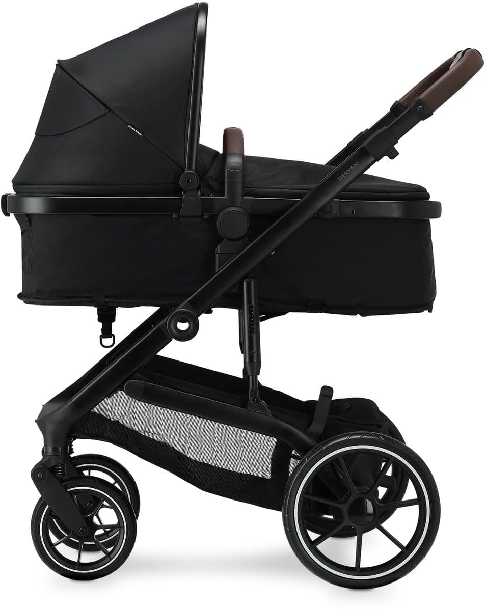 Deryan Noa Kinderwagen 3-in-1 - Wandelwagen met Autostoel - Zwart thumbnail 6