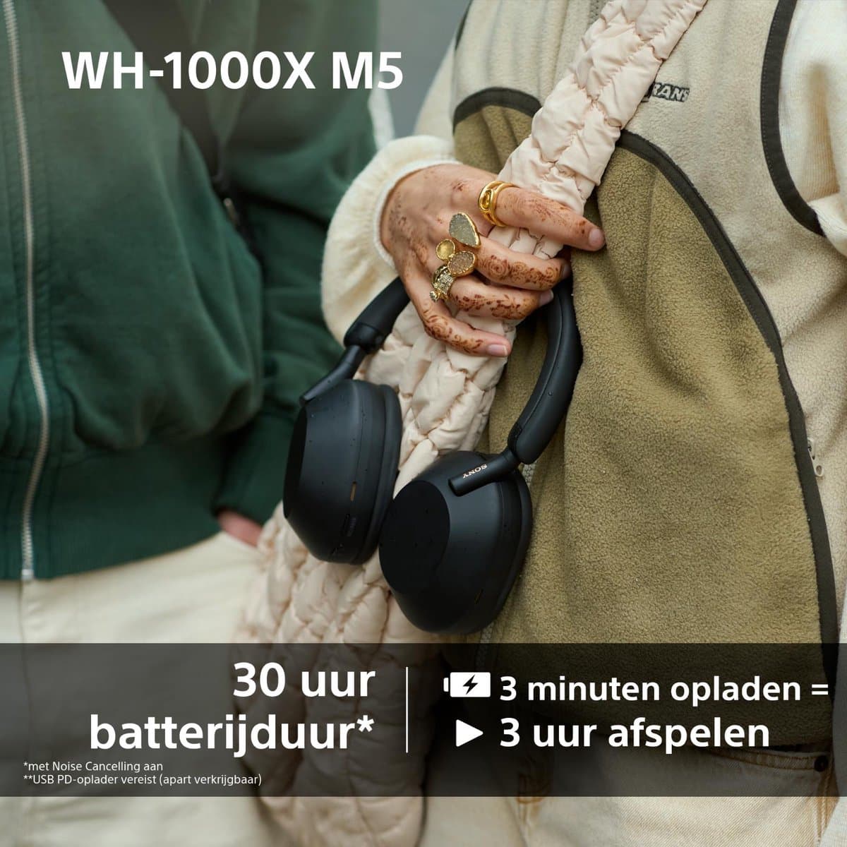 Sony WH-1000XM5 met ANC en 30 uur accu thumbnail 8