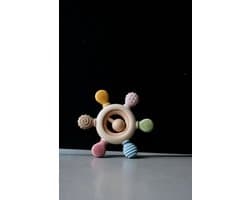 Productfoto van The Baby Supply Bijtring Hout & Silicone