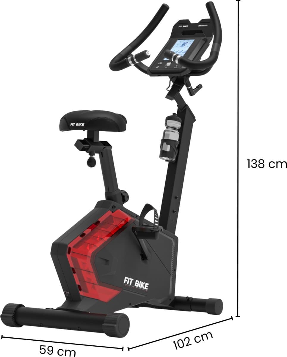 FitBike - Ride 8 iPlus EMS - Hometrainer - EMS weerstandsysteem - 12 trainingsprogramma's - Bluetooth thumbnail 6