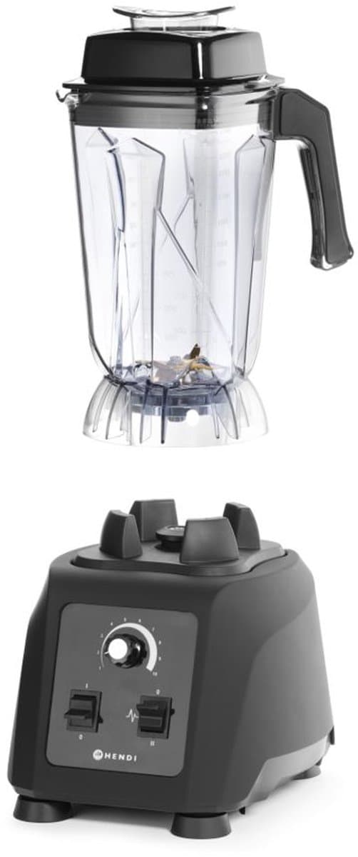 HENDI Krachtige bar blender – 2,5L – 10 snelheden – Pulse functie – Zwart thumbnail 7