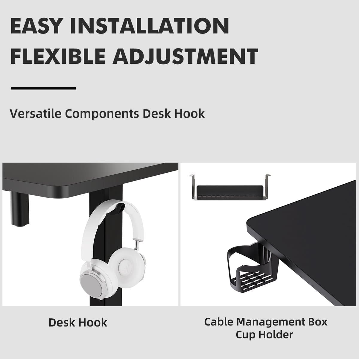 Zit-sta bureau 120 x 60 cm - Elektrisch verstelbaar - Anti-botsingstechnologie - USB-A/USB-C poorte thumbnail 6