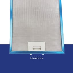 Productfoto van Multaparts® metalen vetfilter 298 x 239 x 8 mm voor diverse afzuigkappen