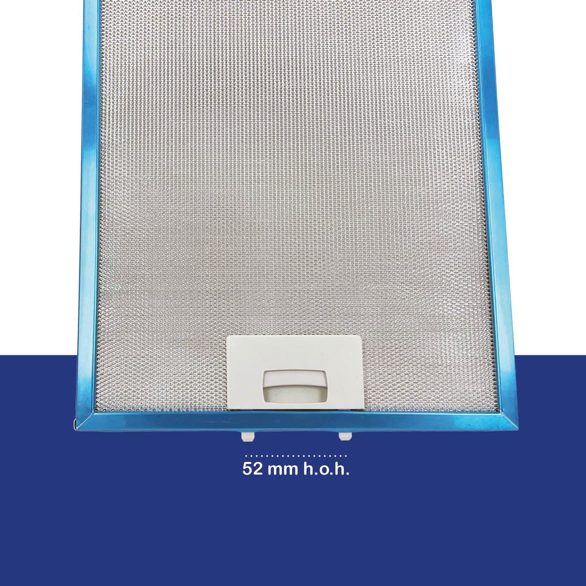 Multaparts® metalen vetfilter 298 x 239 x 8 mm voor diverse afzuigkappen