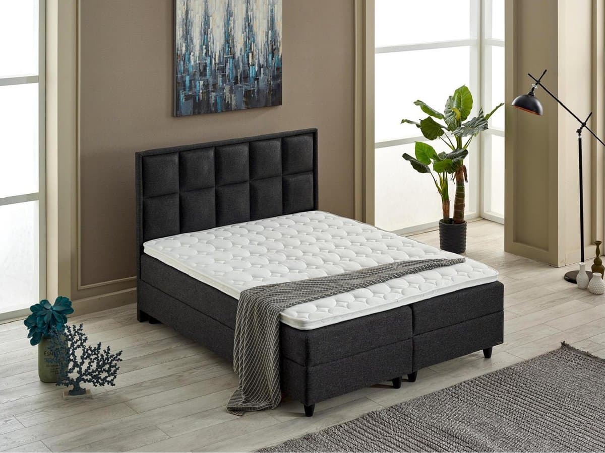 BSS Bedding Breda - Boxspring - Inclusief Dekbed - Complete Boxspring - 180x200 - Bedden - Slaapkamerbed - 1 x Matras met Topper - 2 x Bedbox - 1 x Hoofdbord thumbnail 8