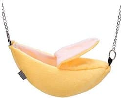 Knaak Hamster Hangmat - Geel - Banaan Vorm - Voor Knaagdieren