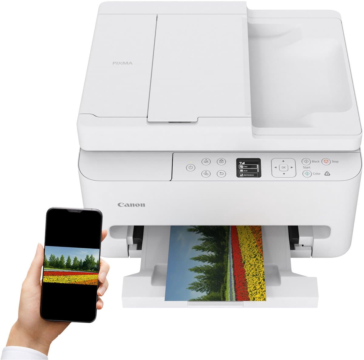Canon PIXMA TS7550i - All-in-One Inkjetprinter - Wit thumbnail 8