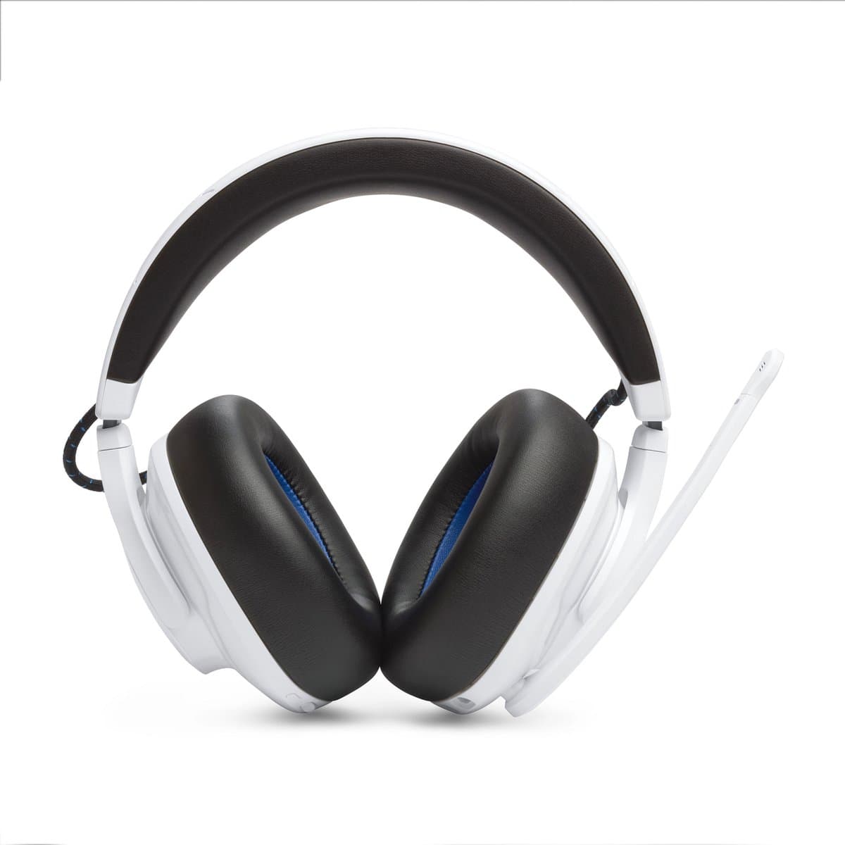 JBL Quantum 910P - Draadloze Over-ear Headset voor PlayStation (PS5 & PS4) - 2.4 GHz & Bluetooth - Noise Cancelling - Headtracking 3D Audio - 45+ uur batterij - Wit thumbnail 5