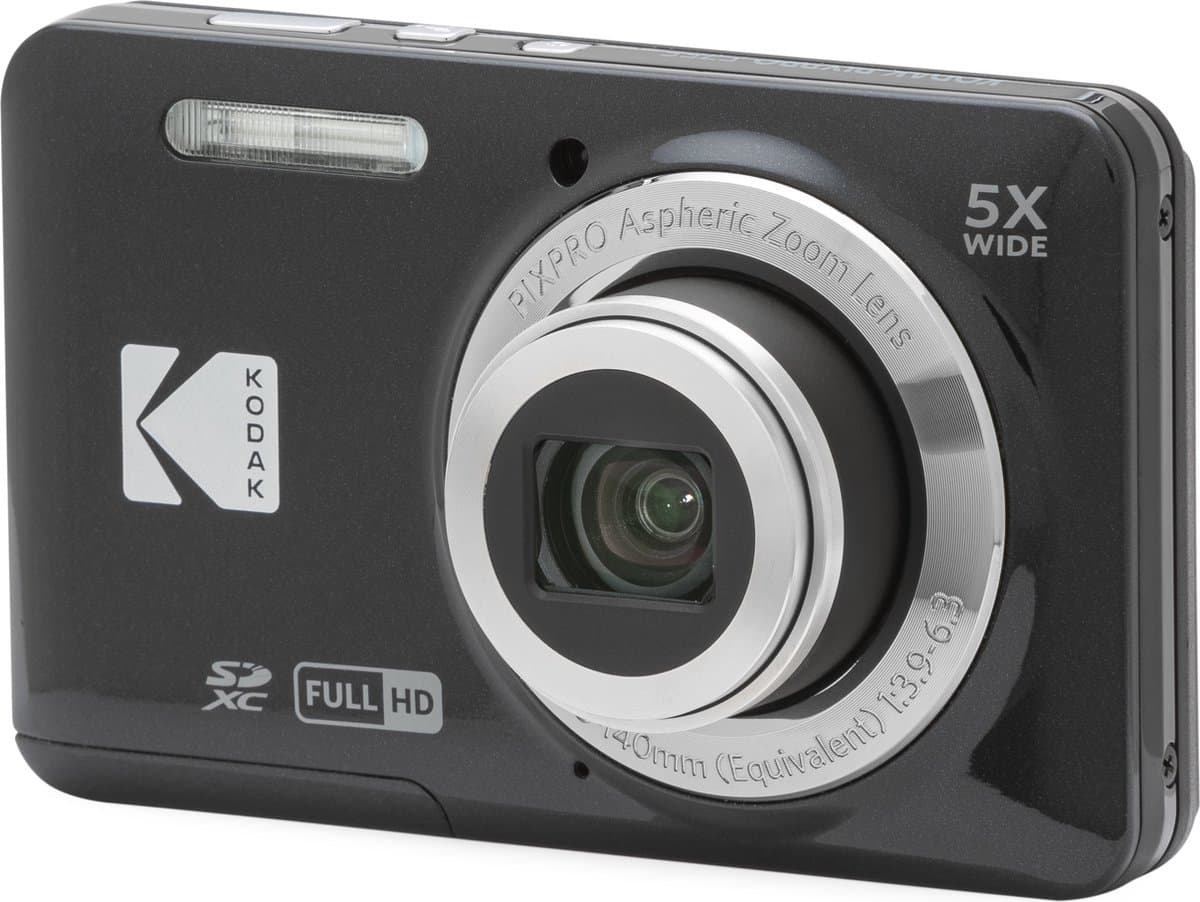 Kodak PIXPRO FZ55 zwart, 16,35 MP en 5x zoom thumbnail 3