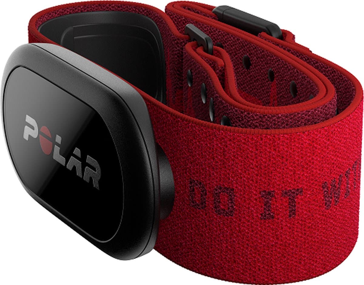POLAR H10 Hartslagsensor - BLE ANT+ - Pro Borstband Red Beat M-XXL thumbnail 4