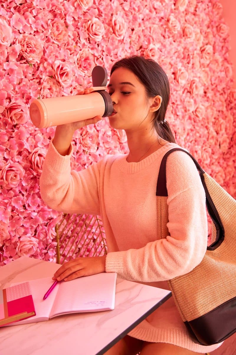 Contigo Jackson Chill drinks bottle, large BPA-free stainless steel water bottle, 100 % leakproof, keeps drinks cool for up to 24 hours; insulated bottle for sports, cycling, jogging, hiking, 590 ml | Pink Lemonade thumbnail 7