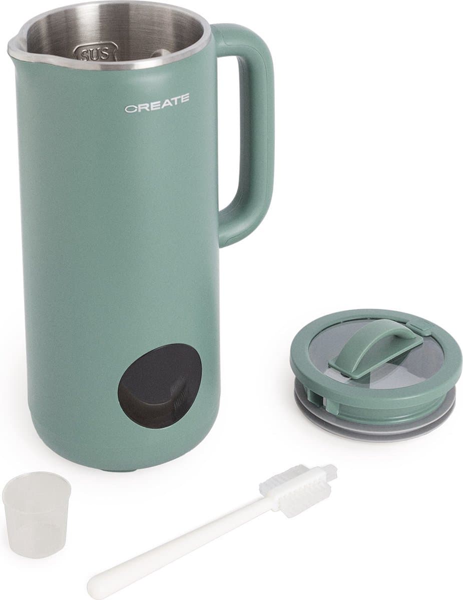 CREATE - Sojamelk maker - Multifunctionele machine - 850 ml - Soepmaker - Notenmelk maker - Timer 12 uur - Sage - VEGAN MILK MAKER STUDIO thumbnail 2