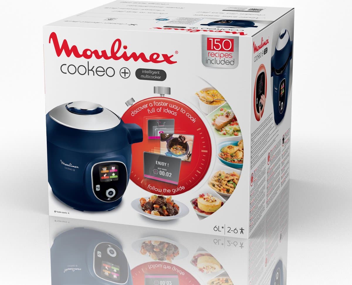 Moulinex Cookeo+ CE851410 - Intelligente Hogedruk Multicooker - 6 programma's - 6L - Blauw thumbnail 5