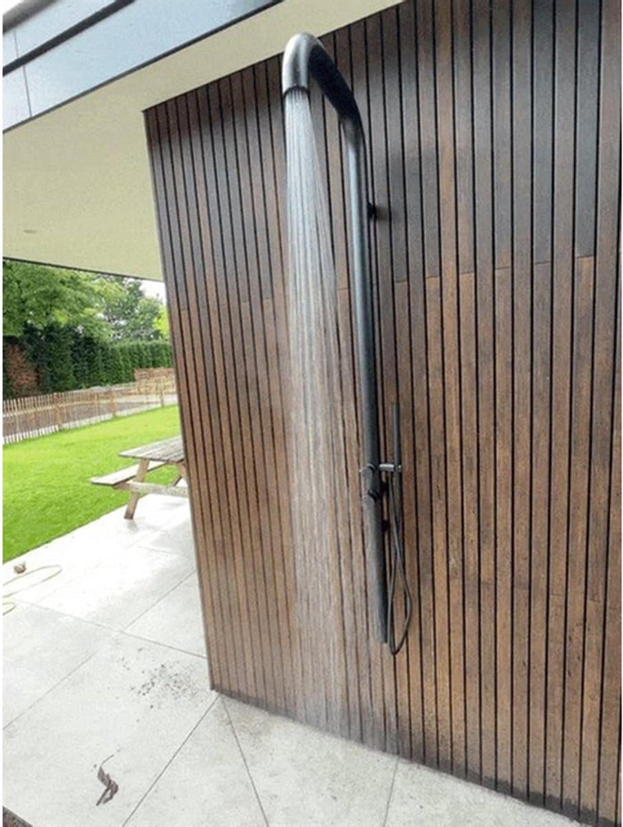 Saniclass Outdoor buitendouche - RVS 316 met handdouche thumbnail 6