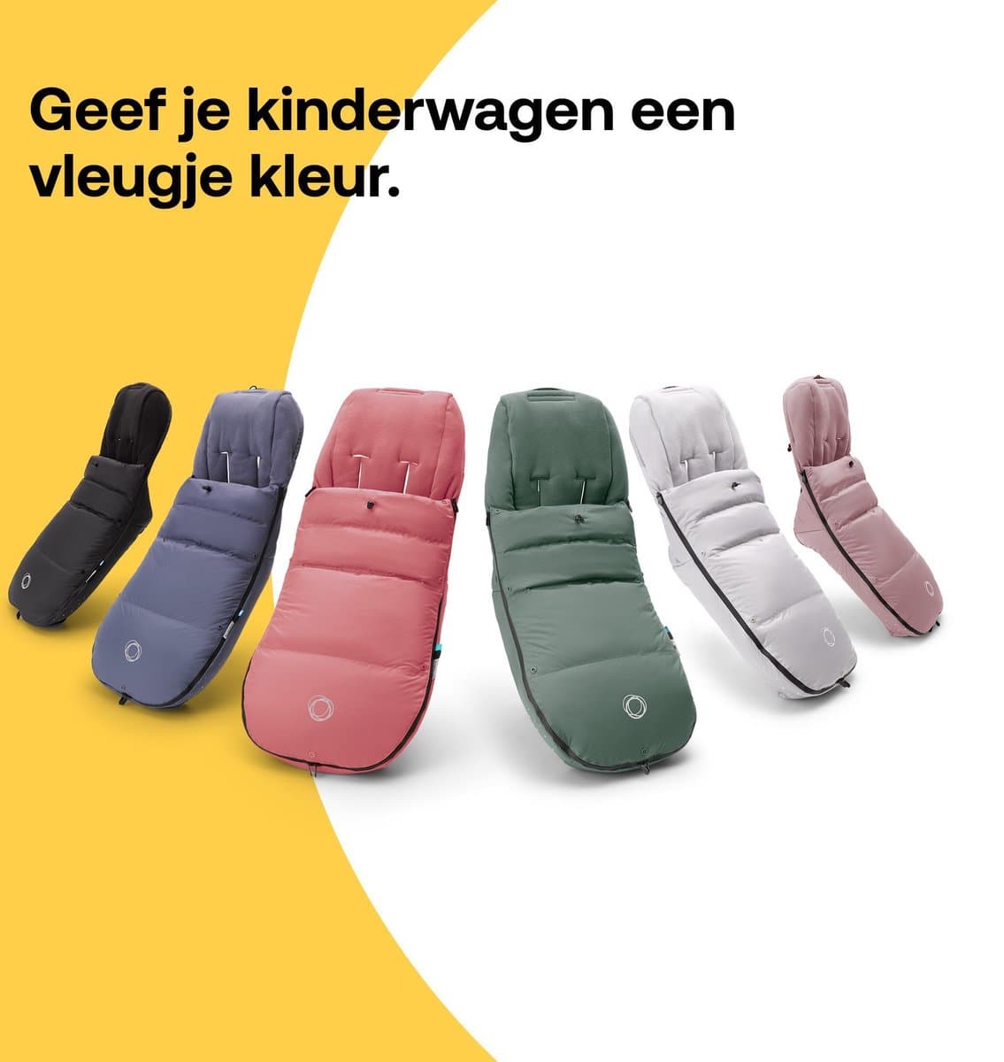 Bugaboo Winter Performance Voetenzak, Must-Have Kinderwagen Accessoire Met Kap, Schoenenschild en Tweeweg Rits in Midnight Black thumbnail 5