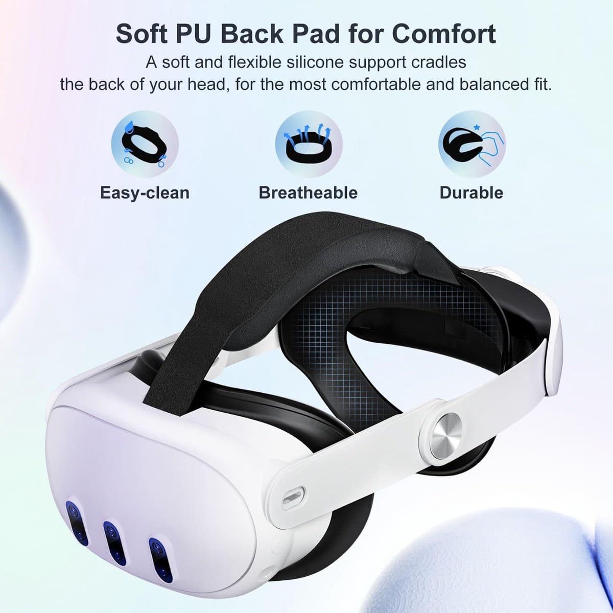 Geschikt voorMeta Quest3/3S/2 Elite Hoofdband Verstelbare Maat Decompressie VR Accessoire thumbnail 3