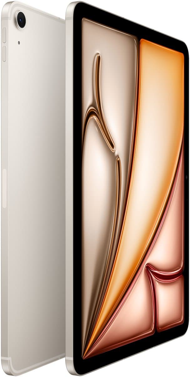 Apple iPad Air M3 (2025) - 11 inch - Wi-Fi + Cellular - 128GB - Starlight - 7e generatie thumbnail 7
