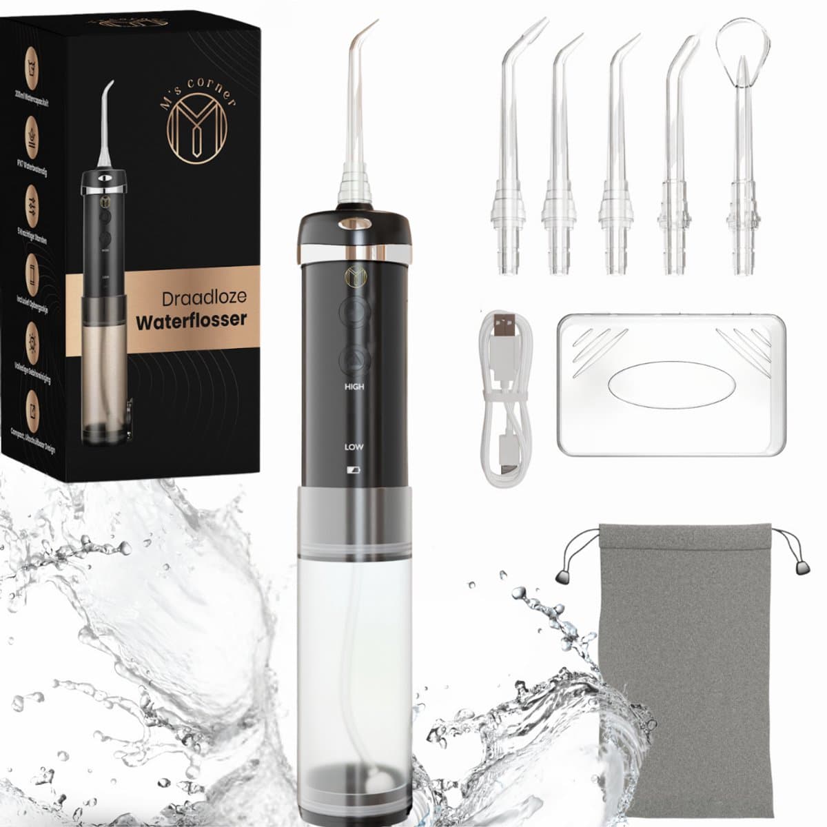 M's Waterflosser - Draadloze Monddouche