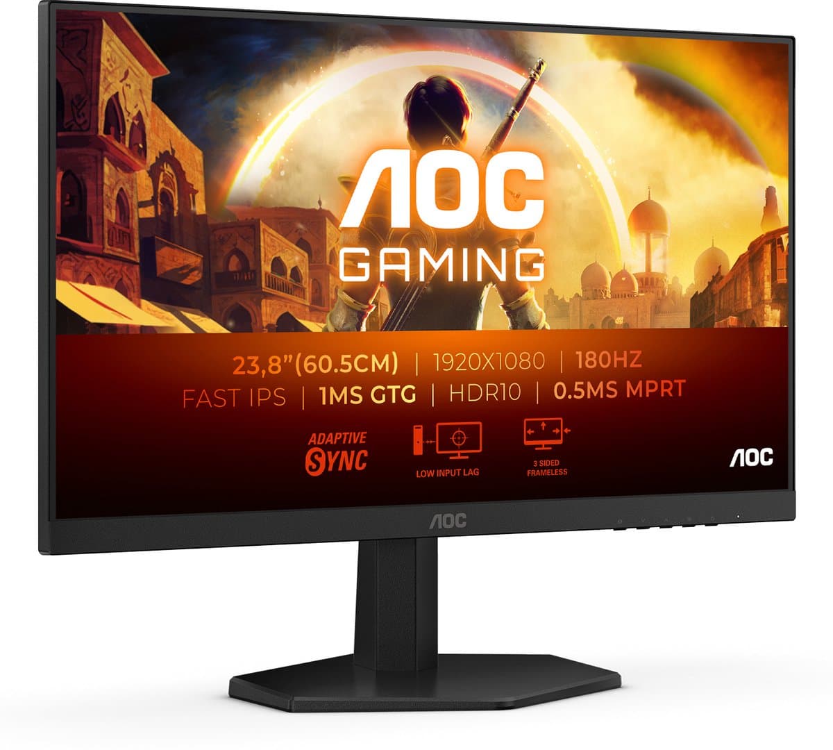 AOC 24G42E - 24" Full HD Gaming Monitor 180Hz Fast IPS thumbnail 6