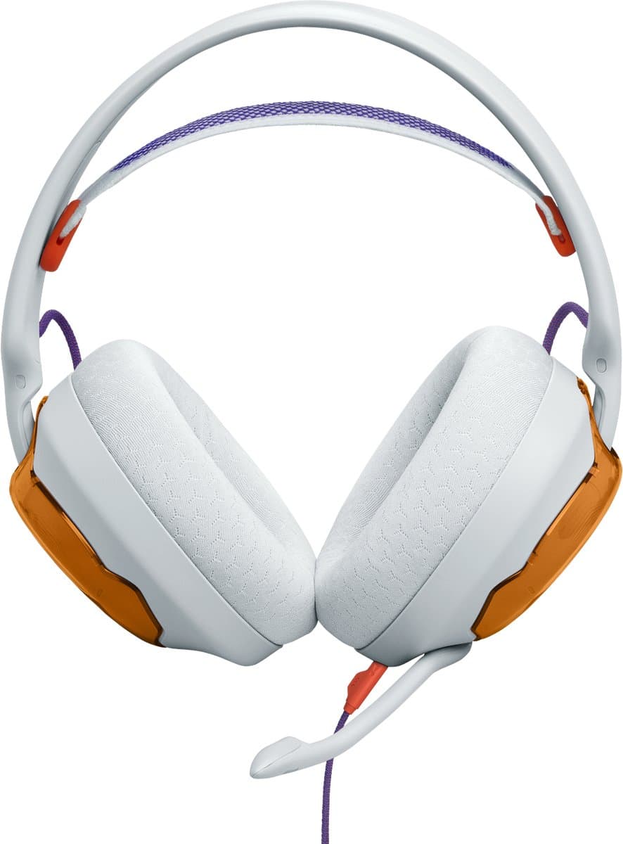 JBL Quantum 250 - Bedrade Gaming Headset - Over-ear Koptelefoon met Microfoon - 3.5 mm Jack - Voor PC, PlayStation, Xbox & Laptop - Licht Teal/Oranje thumbnail 5