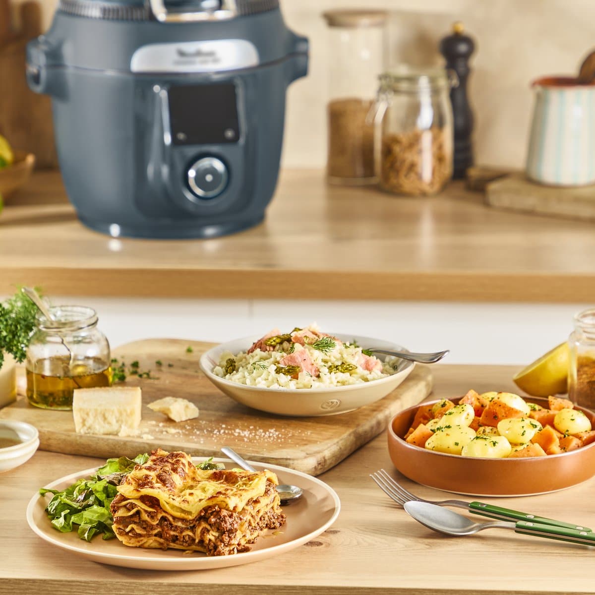Moulinex Cookeo Infinity CE97GUF0 – Multicooker - 17-in-1 – Snelkoken & airfryer – 6L – Recepten met MyMoulinex app thumbnail 8