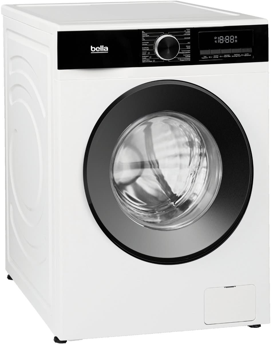 Bella BWA8014.1W - Wasmachine - Stoomfunctie - Energielabel A - 8KG - 1400 Toeren - 16 Wasprogramma's - Wit thumbnail 6