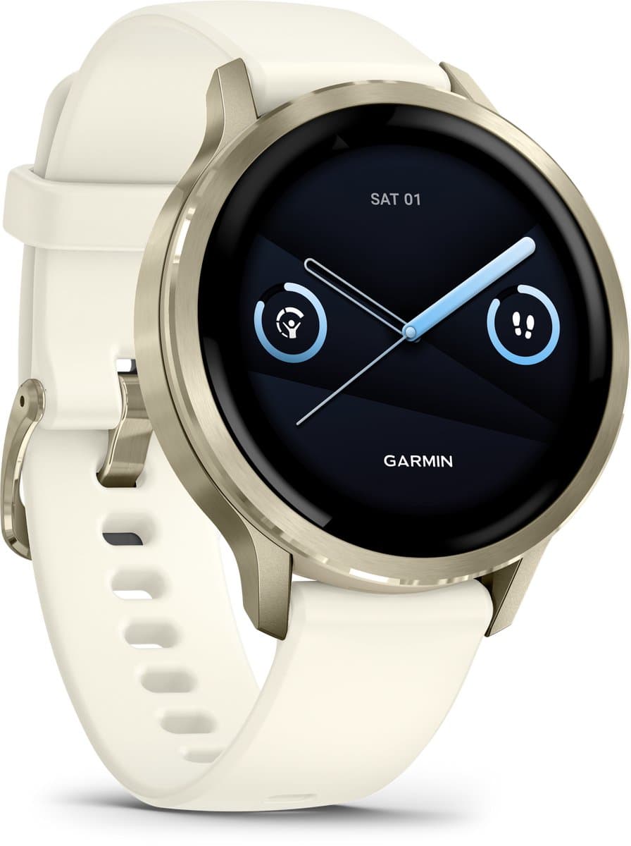 Garmin Venu 4 - Multisport smartwach - 41 mm - AMOLED - Goudkleurig/Creme thumbnail 2