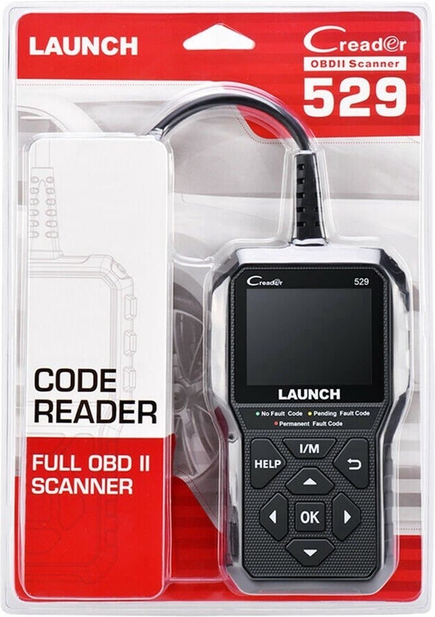 Launch Creader CR529 OBD2 Scanner – Foutcodes Uitlezen & Wissen – Live Data, O2 & EVAP Test – I/M Readiness – Updates via USB thumbnail 3
