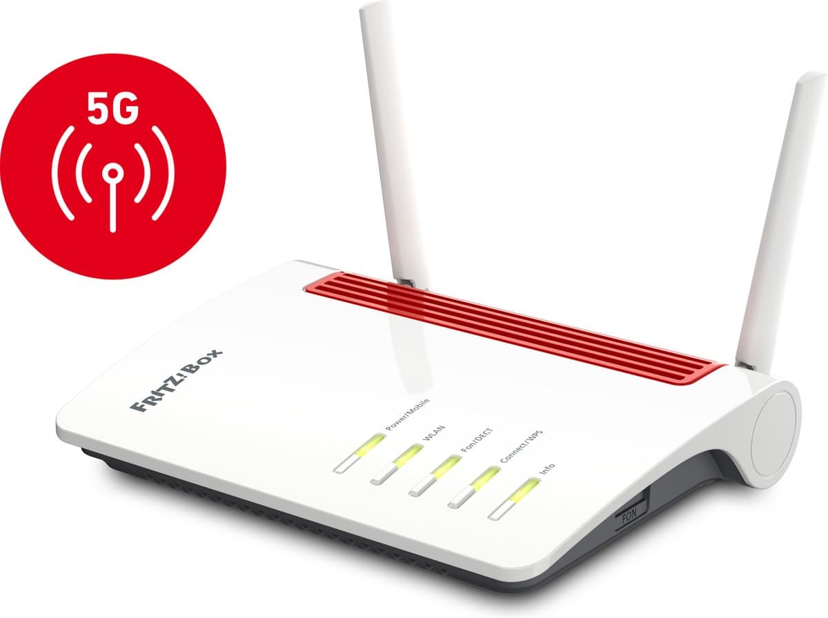 FRITZ!Box 6850 5G: 5G-router met Mesh en 2,5G LAN thumbnail 2