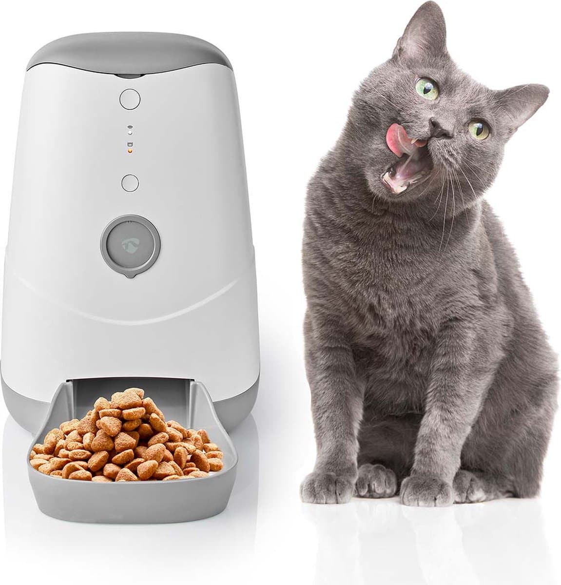 Nedis SmartLife Automatische Voerbak – Voor Hond & Kat – Voerautomaat met App – 3,7L – Wit thumbnail 7