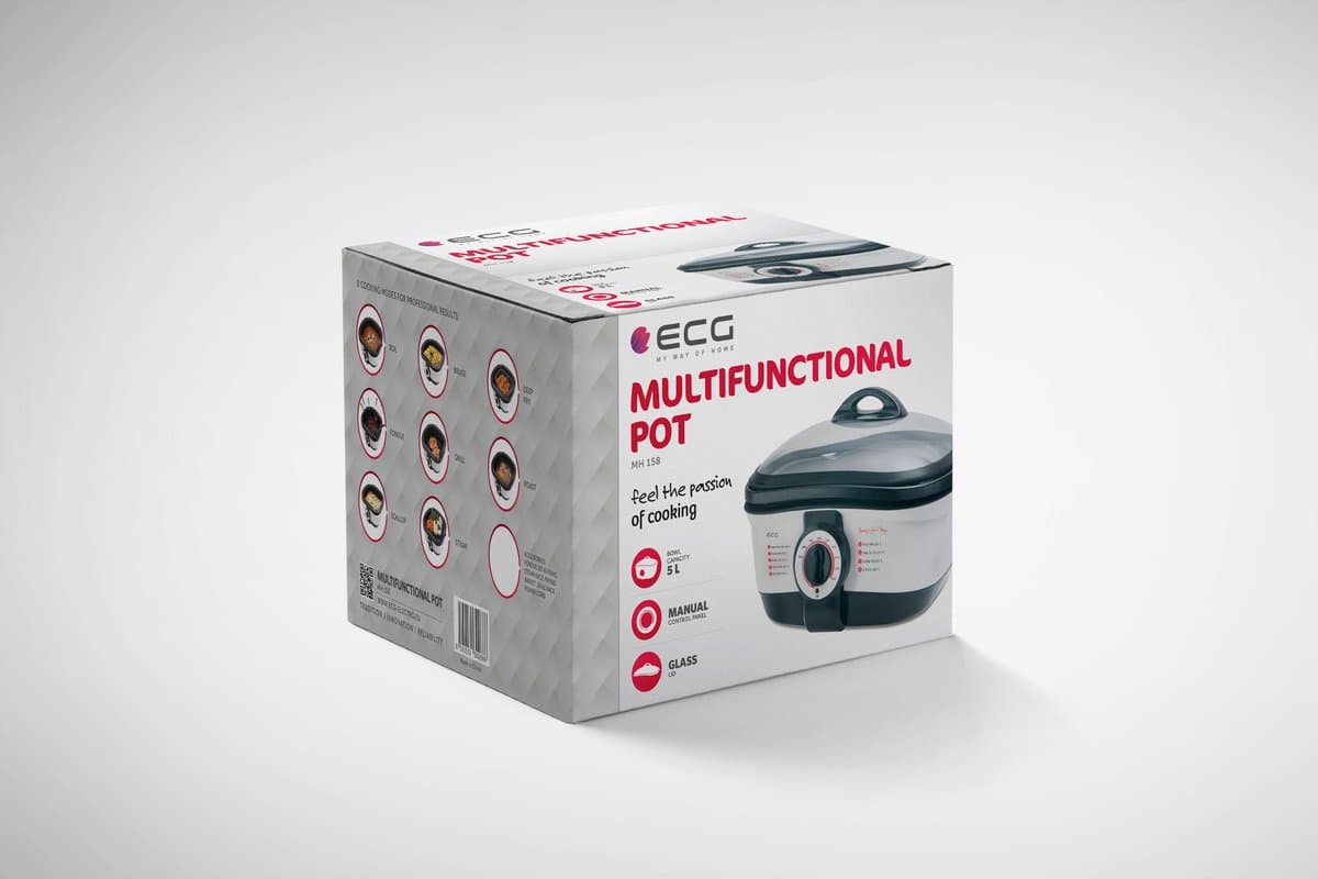 ECG MH 158 Multifunctionele pan, Pot 8 v1, 1500 W thumbnail 3