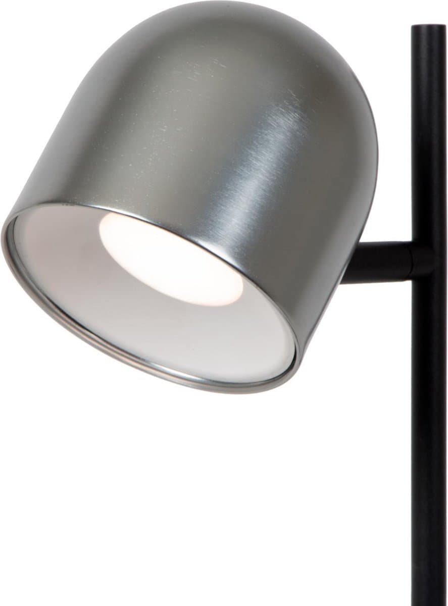 Lucide SKANSKA RECH - Oplaadbare Bureaulamp Binnen/Buiten - Accu/Batterij - LED Dimbaar - CCT - 1x3W 3000K/6000K - IP44 - Grijs ijzer thumbnail 7
