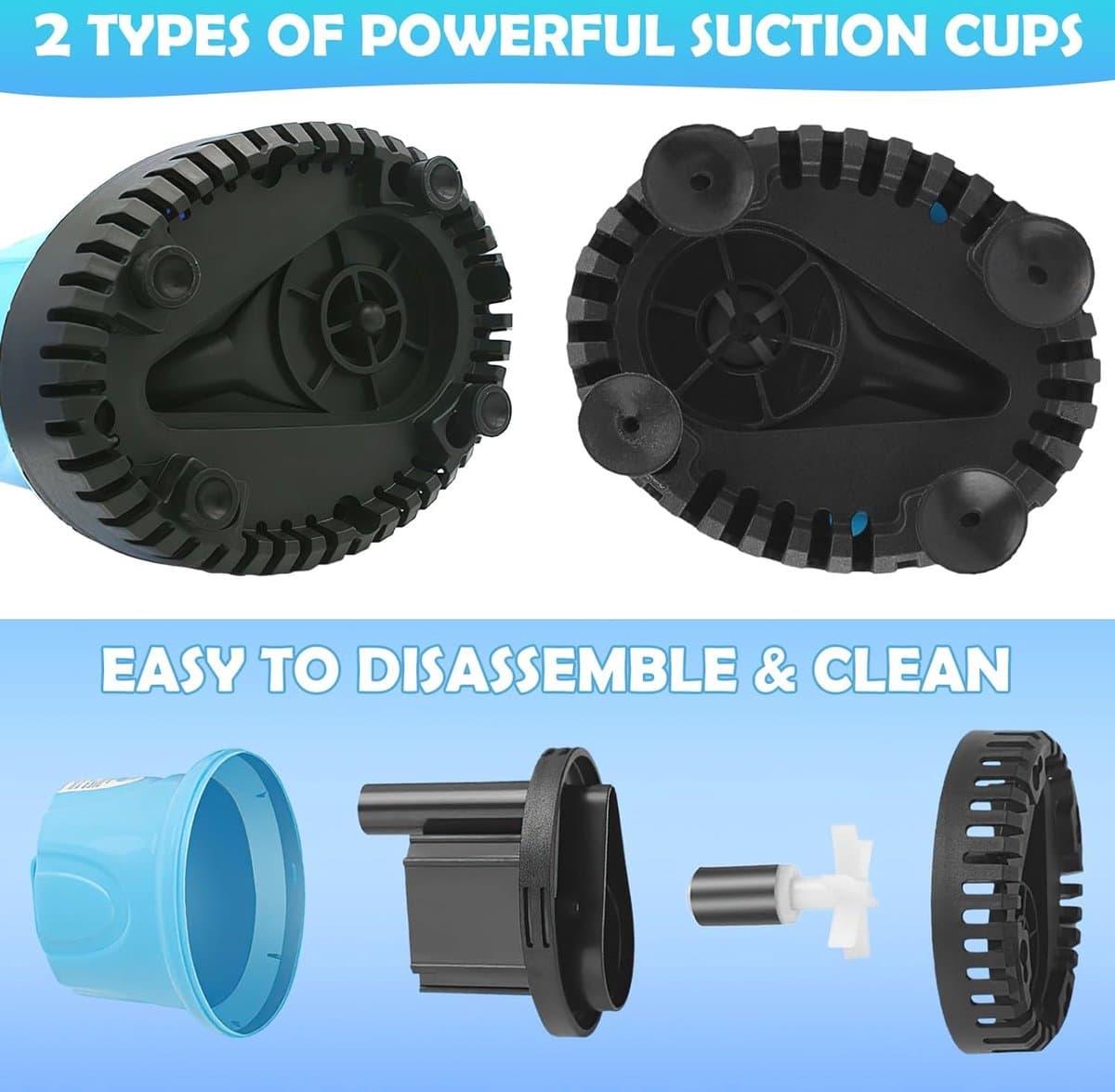 Kleine Dompelpomp 20W - Ultra Stille Waterpomp voor Aquarium, Vijver en Tuin - Inclusief Sproeiers en Slang thumbnail 6