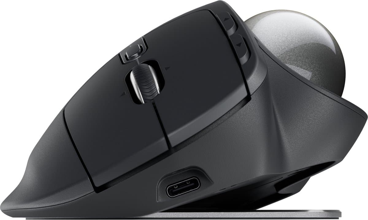 Logitech MX Ergo S - Draadloze Muis - Ergonomisch - Bluetooth - Graphite thumbnail 5
