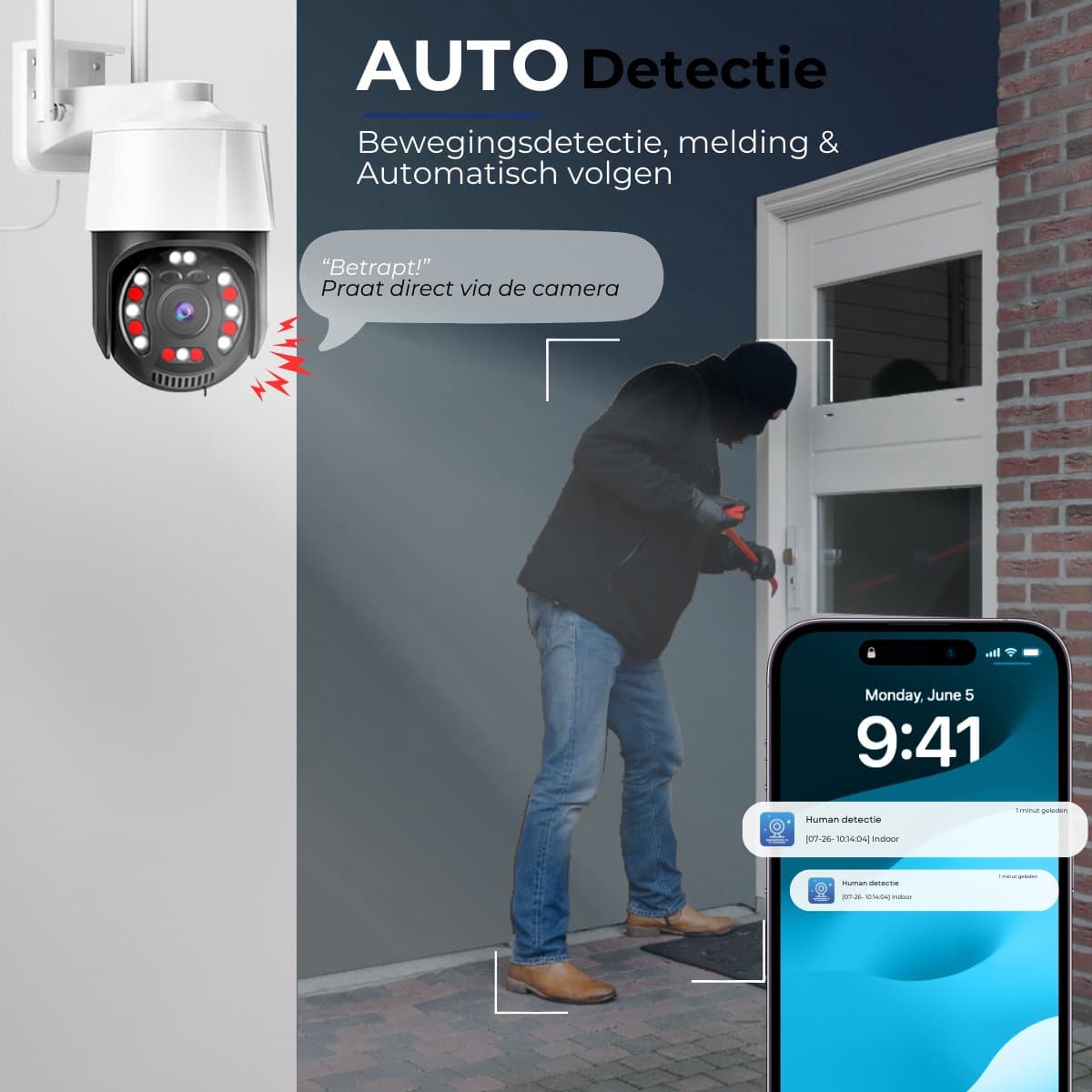 Camux Cam-VisionX Beveiligingscamera Buiten IP66 3MP 2K thumbnail 4