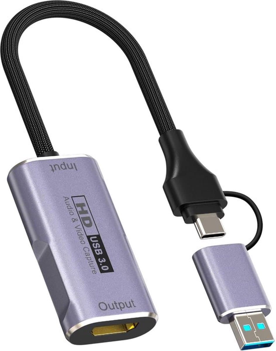 Capture card 4K - Game Capture Card - Video Grabber - Video Capture Card 4K
