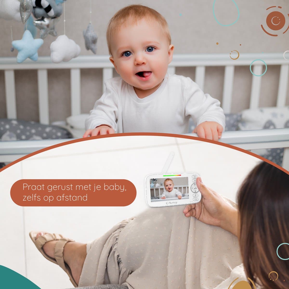 Numsy Parent Pro met lokale verbinding en 355° camera thumbnail 2