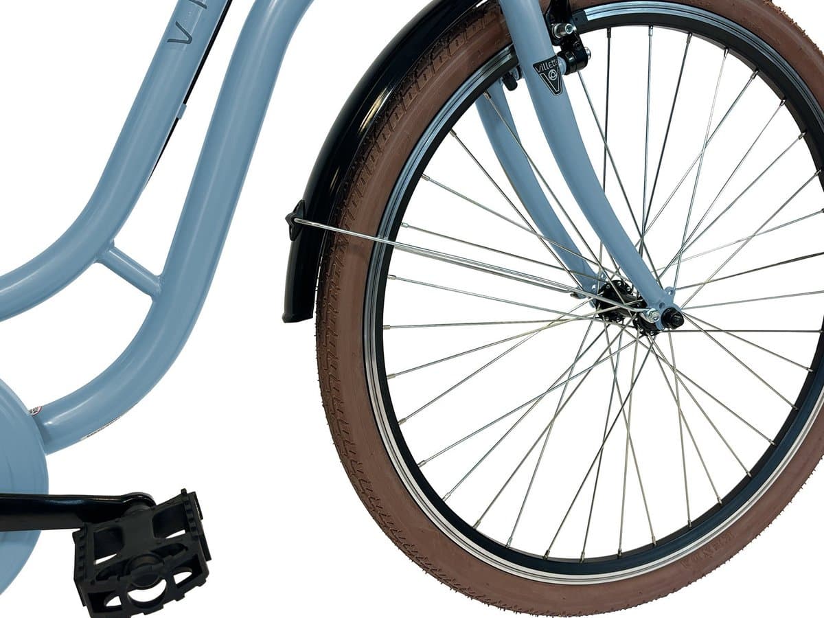 Villette Vintage retro elektrische fiets blauw thumbnail 8